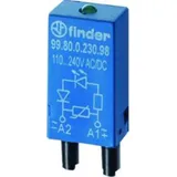 Finder LED gn + Diode 6.. 24VDC f.Fas. 94.82/83/84 99.80.9.024.99