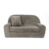 FORTISLINE Kindersofa Rosalia Mini 78 x 45 x 40 cm Textil braun