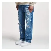 2y studios Firio Destroyed Straight Jeans blau 31