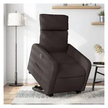 vidaXL Relaxsessel mit Aufstehhilfe Elektrisch 89,5 x 95,5 x 0 cm Dunkelbraun