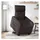 vidaXL Relaxsessel mit Aufstehhilfe Elektrisch 89,5 x 95,5 x 0 cm Dunkelbraun