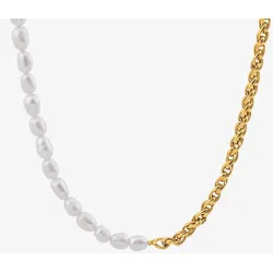 Sensora Jewelry Cuban Pearl Halskette Ketten   