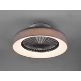 Trio Farsund 47 cm Deckenventilator grau mit Licht inkl. Fernbedienung