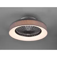 Trio Farsund 47 cm Deckenventilator grau mit Licht inkl. Fernbedienung