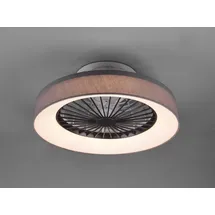 Trio Farsund 47 cm Deckenventilator grau mit Licht inkl. Fernbedienung