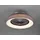 Trio Farsund 47 cm Deckenventilator grau mit Licht inkl. Fernbedienung