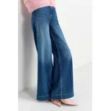 richroyal Weite Jeans NOS MR SC F Blue Hoher Bund, weites Bein, dezente Waschung blau 33