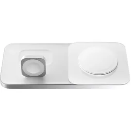 Nomad Base One Max 3-in-1 with MagSafe Silver - Silber