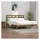 vidaXL Massivholzbett 200 x 200 cm Honigbraun