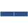 vidaXL Seitenmarkise 220 x 1200 cm Blau Polyester