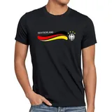 style3 T-Shirt Deutschland Fan WM 2026 Fussball Sport Trikot germany flagge schwarz S