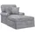vidaXL ARES Chaise Lounge mit Rock hellgrau