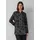 s.Oliver Gemusterte Longbluse aus Satin Schwarz 42