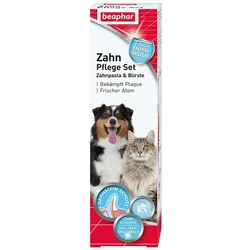 Beaphar Zahnpflege-Set Zahnpasta & Bürste veterinär