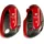 PELTOR Abdeckungen für WS ALERT Headsets, rot, 2 St.