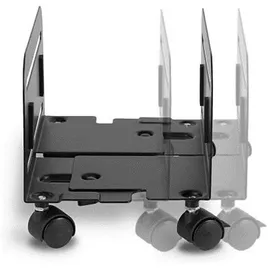 Maclean Brackets Maclean MC-851 Universal Computer Ständer mit Rollen Mobiler CPU-Ständer Computerwagen bis 10kg Rollwagen PC Desktop