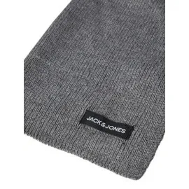 JACK & JONES Beanie Grau