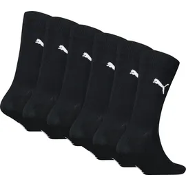 Puma Socken 6er Pack » EASY RIDER 6P ECOM« 6 Paar, Sportsocken, Rippenbündchen, Logo Schwarz 39-42