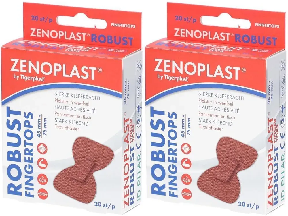 Zenoplast Robust Strips Fingertops 2x20 St Pleister