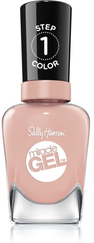 Sally Hansen Miracle GelTM Gel-Lack für Fingernägel - keine UV/LED Lampe erforderlich Farbton 363 Peaches & Dream 14,7 ml