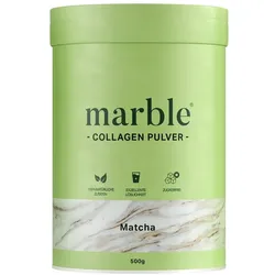 marble Kollagen Pulver aus Weidehaltung Matcha 0.5 kg Schwarz 