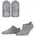 Cool Kick Sneakersocken 1-Paar Grau 35-36