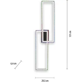 Selltec Selltec, LED Deckenleuchte, dimmbar, Fernbedienung Schlafzimmer,
