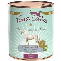 Terra Canis Getreidefrei Pferd mit Steckrübe, Fenchel & Salbei 12 x 800 g