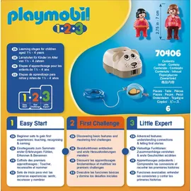 Playmobil 1.2.3 Mein Schiebehund 70406