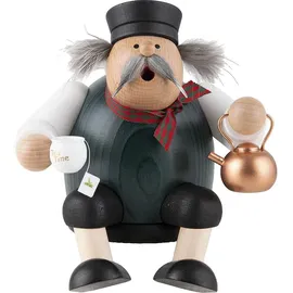 KWO Räuchermann Kantenhocker Tea Time 15 cm mehrfarbig