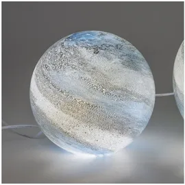 Formano Kugellampe MARMOR, blau D. 24cm aus Farbglas formano
