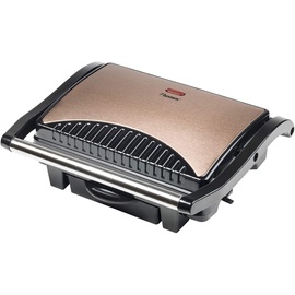 Bestron ASW113CO Panini Grill kupfer/schwarz