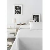 MY HOME Tagesdecke MY HOME "Annika gesteppte Tagesdecke, aus 50% recyceltem Polyester", weiß, B:250cm L:280cm, Mischgewebe, Tagesdecken, und 50% Baumwolle, ab Größe 140x210 cm