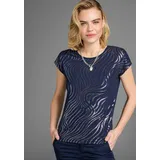 LAURA SCOTT Rundhalsshirt Blau 36