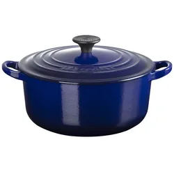 LE CREUSET Bräter Indigo 20 cm TRADITION - B/H/T ca. 21,40x13,70x26,70