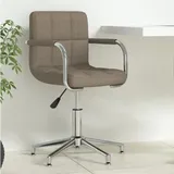 vidaXL Bürostuhl Drehbar Taupe
