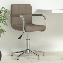 vidaXL Bürostuhl Drehbar Taupe