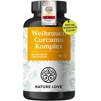Nature Love Weihrauch Kurkuma Kapseln 90 St.
