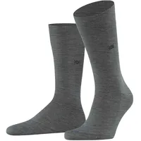 Burlington Leeds Wool Sock Grau Gr 40-46