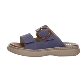 Rieker Bequeme Pantoletten für Damen, blau, 37 EU