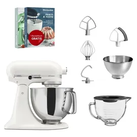 KitchenAid Artisan 5KSM175 Porcelain White Glasset mit Glasschüssel