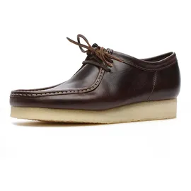 CLARKS Wallabee Herren DARK BROWN LEATHER 44.5