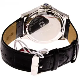 Swiss Alpine Military Herren Uhr Analog Quarz 7022.1532SAM Leder