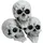 Europalms Halloween Totenkopf 3 St.