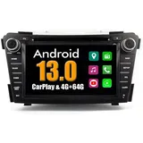 Roverone Android System 7 Zoll Doppel DIN Autoradio GPS für Hyundai i40 2011 2012 2013 2014 2015 mit Navigation Radio Stereo DVD Bluetooth SD USB Touch Bildschirm