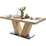 58 aufm Kessel Esstisch, ausziehbar Elena 180x90x76 Asteiche | Gr.: onesize