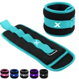XN8 Gewichtsmanschetten Neopren Handgelenkgewichte 0.5kg-3kg Armgewichte für Fitness-Bewegung-Laufen-Joggen-Gymnastik