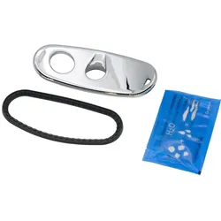 Geberit Blende mit Dichtungssatz zu Geberit AuqaClean 8000plus 250.094.21.1, Ersatzteile, chrom