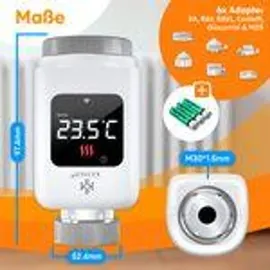 Kesser Heizkörperthermostat 6 St. Weiß