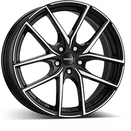 Dezent TO 7,5 x 18 5 x 112 ET48 MB57,1 Schwarz/Poliert